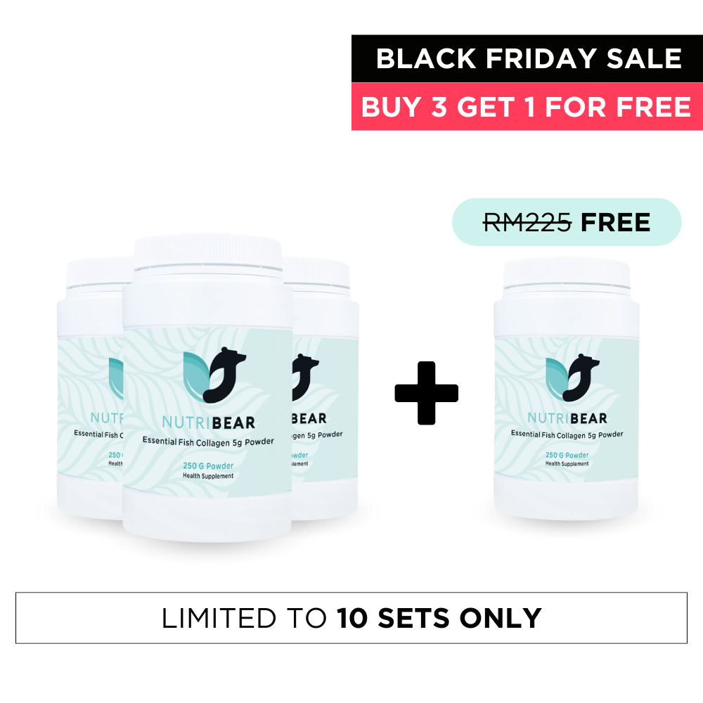 [Black Friday Sale] Nutribear Essential Fish Collagen BUY 3 GET 1 FOR FREE